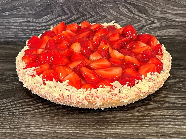Aardbeien vlaai korstbodem